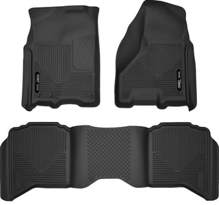 Husky Liners WeatherBeater Combo Front and 2nd Seat Floor Liners: Dodge Ram 1500 (09-10) / Ram 2500 (10) / Ram 3500 (10)