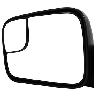 Spec D Mirrors SET (Manual-Fold, Black): Dodge Ram 2002 - 2009
