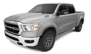 Bushwacker Pocket Style Fender Flares 4pc (F&R): Ram 1500 (19-24) - Billet Silver Metallic