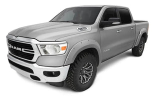 Bushwacker Pocket Style Fender Flares 4pc (F&R): Ram 1500 (19-24) - Billet Silver Metallic