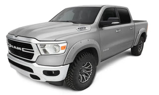 Bushwacker Pocket Style Fender Flares 4pc (F&R): Ram 1500 (19-24) - Billet Silver Metallic