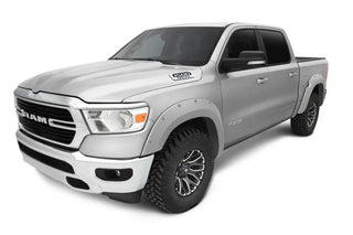 Bushwacker OE Style Billet Silver Metallic Fender Flares 4pc: Fits Most Ram 1500 Models (2019-2024)