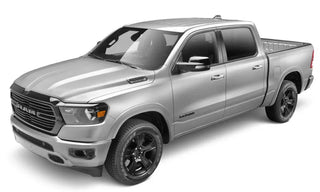 Bushwacker OE Style Billet Silver Metallic Fender Flares 4pc: Fits Most Ram 1500 Models (2019-2024)