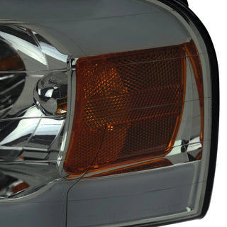 Spec D Projector Halo Headlights w/ LED Bar (Smoke): Dodge Ram 2002 - 2005