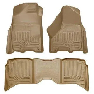 Husky Liners WeatherBeater Combo Floor Liners (F&R): Dodge Ram 1500 / 2500 / 3500 (09-10) - Tan