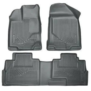 Husky Liners WeatherBeater Combo Front & 2nd Row Floor Liners: Hyundai Tucson 2014 Black