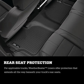 Husky Liners WeatherBeater Combo Front & 2nd Row Floor Liners: Hyundai Tucson 2014 Black