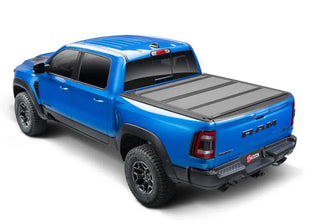 BAK BAKFlip MX4 Matte Hard Folding Truck Bed Cover: 2019-26 Ram 1500 5ft7in Bed w/ RamBox