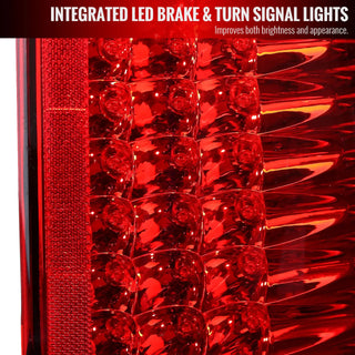 Spec D LED Tail Lights (Red, Version 2): Dodge Ram 2002 - 2005