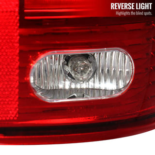 Spec D LED Tail Lights (Red, Version 2): Dodge Ram 2002 - 2005