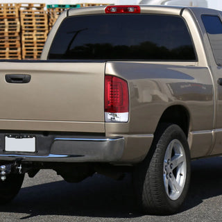 Spec D LED Tail Lights (Red, G2): Dodge Ram 2002 - 2005