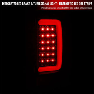 Spec D LED Tail Lights (Matte Black, G2): Dodge Ram 2002 - 2005