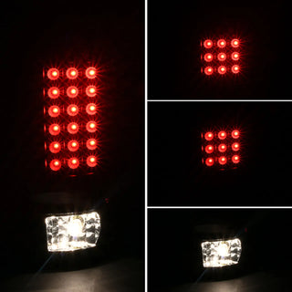 Spec D LED Tail Lights (Black, Version 2): Dodge Ram 2002 - 2005