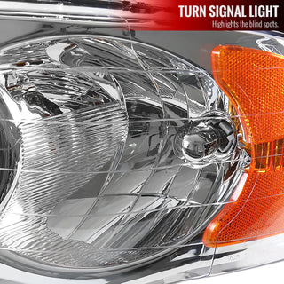 Spec D Crystal Headlights (Chrome): Dodge Ram 2002 - 2005