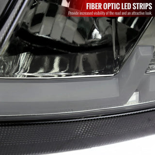 Spec D LED Headlights (Smoke): Jeep Grand Cherokee 1999 - 2004