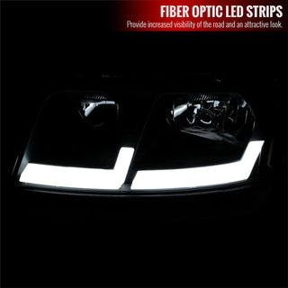 Spec D LED Headlights (Black): Jeep Grand Cherokee 1999 - 2004