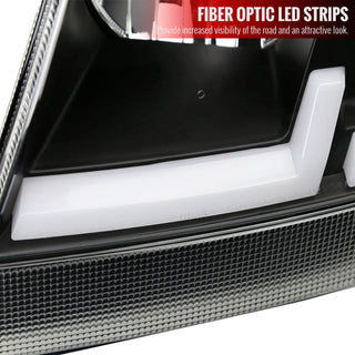 Spec D LED Headlights (Black): Jeep Grand Cherokee 1999 - 2004