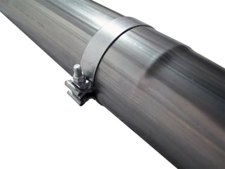 aFe Large Bore-HD 5" 409 SS Cat-Back Exhaust System Polished Tip (REAR): Dodge Ram 2500/3500 2004.5-2007 5.9L Cummins