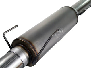 aFe Large Bore-HD 5" 409 SS Cat-Back Exhaust System Polished Tip (REAR): Dodge Ram 2500/3500 2004.5-2007 5.9L Cummins