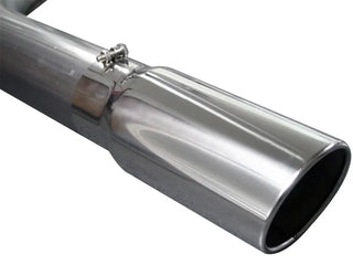 aFe Large Bore-HD 5" 409 SS Cat-Back Exhaust System Polished Tip (REAR): Dodge Ram 2500/3500 2004.5-2007 5.9L Cummins