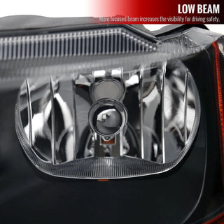 Spec D Crystal Headlights (Black, Version 2): Jeep Grand Cherokee 1999 - 2004