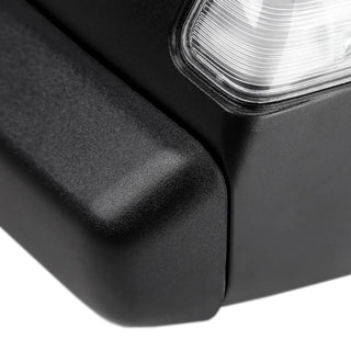 Spec D Left & Right Mirrors Set (Manual-Fold, Black): Dodge Ram 1998 - 2002