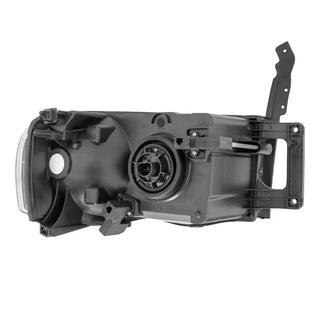 Raxiom Black Crystal Headlights (PAIR): Fits Most Dodge Ram 1500 Models (2002-2010)