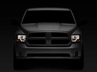 Raxiom LED Bar Headlights (F&R): Fits Dodge / Ram 1500 / 2500 / 3500 (02-18) - Black