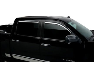 Putco Element Chrome Window Visors Set of 4: Fits Most Dodge Ram Models (2002-2026)