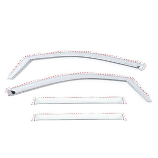 Putco Element Chrome Window Visors Set of 4: Fits Most Dodge Ram Models (2002-2026)