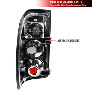 Spec D Altezza Tail Lights (Smoke): Dodge Dakota 1997 - 2004