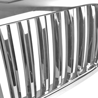 Spec D Vertical Grill (Chrome): Dodge Ram 1994 - 2002