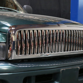 Spec D Vertical Grill (Chrome): Dodge Ram 1994 - 2002