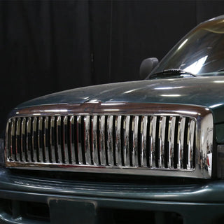 Spec D Vertical Grill (Chrome): Dodge Ram 1994 - 2002