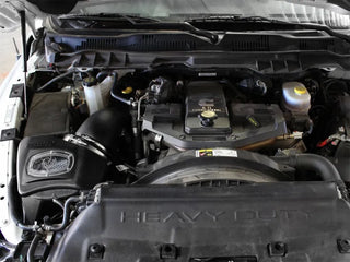 aFe Momentum HD Cold Air Intake System Pro DRY S Filter: RAM 2500/3500 6.7L Cummins 2013-2018