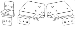 Go Rhino Dominator Extreme Mounting Brackets: Fits Ram 1500 / 2500 / 3500 (02-26)