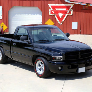 Spec D OEM Style Headlights w/ LED Bar (Black): Dodge Ram 1994 - 2002
