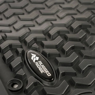 Rugged Ridge Floor Liner Set (FRONT): Fits Most Ram 1500 / 2500 / 3500 Models (2019-2026) - Black