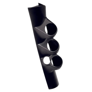 AutoMeter Black 52mm Triple Pillar w/ Speaker: Dodge Ram 1500 / Ram 2500 / Ram 3500 98-02