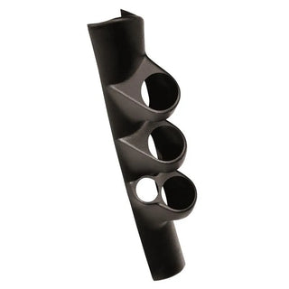 AutoMeter Black 52mm Triple Pillar w/ Speaker: Dodge Ram 1500 / Ram 2500 / Ram 3500 98-02