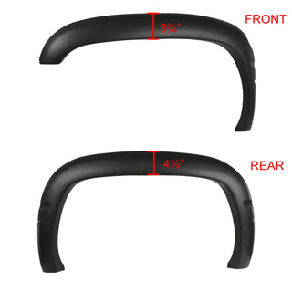Spec D Factory Style Fender Flares (Texture Black, 4pc): Dodge Ram 1994 - 2002