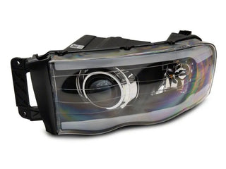 Raxiom Axial LED Projectors (PAIR): Fits Dodge Ram (02-10) - Black Housing / Clear Lens