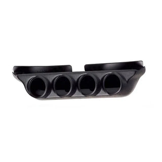 AutoMeter Black Quad Overhead Console Pod: Dodge Ram 1500 (02-08) / Ram 2500 (03-09) / Ram 3500 (03-09)