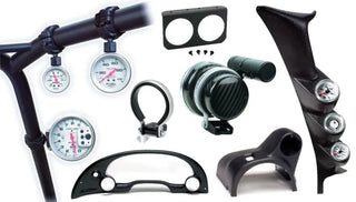 AutoMeter Triple A-Pillar Gauge Pod Mount: Dodge Dakota 2000 - 2004