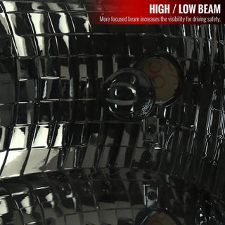 Spec D Crystal Headlights (Smoke): Jeep Grand Cherokee 1993 - 1998