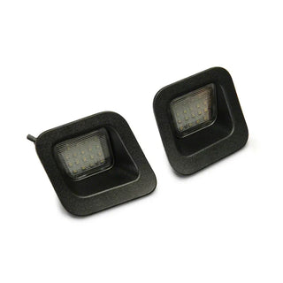 Raxiom Axial Series LED License Plate Lamps: Fits Dodge / Ram 1500 (02-18) - Black