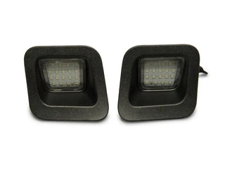 Raxiom Axial Series LED License Plate Lamps: Fits Dodge / Ram 1500 (02-18) - Black