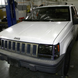Spec D Crystal Headlights (Smoke): Jeep Grand Cherokee 1993 - 1998