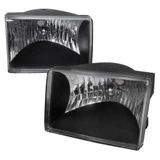 Spec D Crystal Headlights (Black): Jeep Grand Cherokee 1993 - 1998