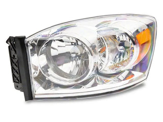 Raxiom Axial Series OEM Style Headlights - Chrome (FRONT): Fits Dodge Ram (02-10)